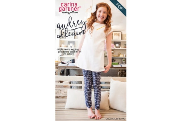 Audrey Collection Girls Legging Sewing Pattern