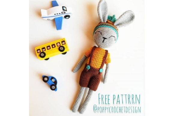 Cute Little Bunny Boy Crochet Pattern